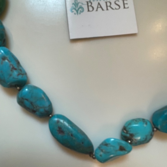 Genuine Turquoise Large Stones  Necklace NICE! - Picture 2 of 7